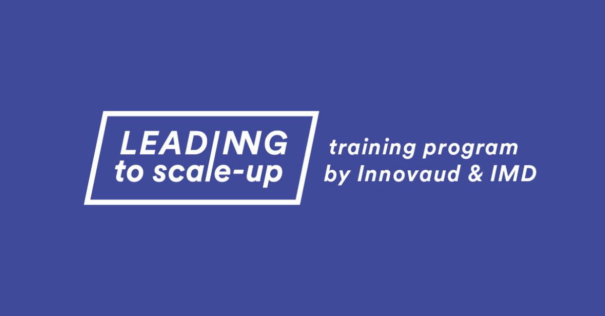 Innovaud's tweet photo. Prepare your company for growth with LeadiNNg to Scale-Up 🚀 Innovaud and @IMD_Bschool have designed this programme to propel #Vaud based #tech companies from promising #startups into fast-growing #scaleups. Apply now! 👉 https://t.co/WjZqVHZTuK #VDTech #SwissTech @ScaleUpVD https://t.co/iJlDqg6DeQ