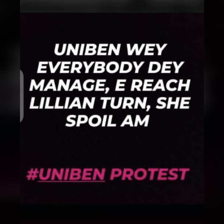 IdPromzyloves's tweet photo. It is a federal university,you can’t force payment or add outrageous late payment charges...we don’t have so much money that’s one of the reasons we came to Uniben #uniben #UNIBEN #Removecharges #UNIBENPROTEST https://t.co/CgSP4dIdCt