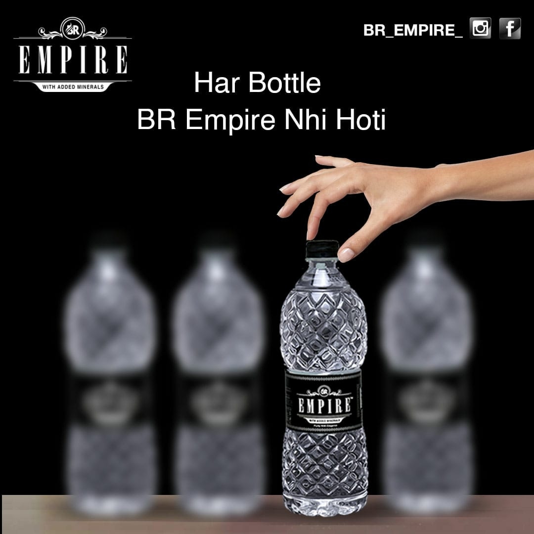 Make the Right Choice!! 
Be Aware of Duplication!!! 
<a href="/BR_EmpireWater/">BR EMPIRE WATER</a> 👉 Real Water

◀Purity with Elegance ▶

#HarBottle #BREmpireNahiHoti
#BREmpireWater
#Mumbai #Pune #Kuruli #Hinjewadi #Nashik #Quality #RealWater #Rajgurunagar #Chakan #banknifty #NFTs #business #businessnews