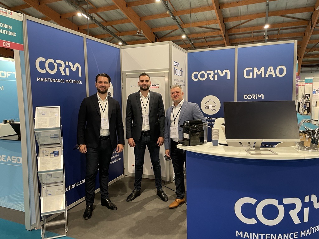 Corim_solutions's tweet image. C&apos;est parti ! Premier jour du salon @pharmacosmetech, de @VilledeChartres. Notre équipe vous attend fraîche et dispo pour échanger sur vos projet GMAO ! Ça se passe stand D29.

#GMAO #Maintenance #softwaredevelopment