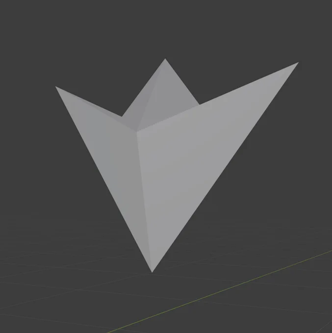 Blenderでドラフルくんの宝石作ってみよう!って作ってFBXでエクスポートしてクリスタに持っていったら形が変わる…どうして… 