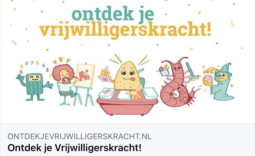 Ontdek je vrijwilligerskracht!-test 
Je krijgt inzicht in je talenten en dat kan helpen in je zoektocht naar vrijwilligerswerk: ontdekjevrijwilligerskracht.nl/type 
En? Wat kwam er bij jou uit? Wij helpen je graag verder @ONSwelzijn <a href="/WelzijnMeierij/">Welzijn De Meierij</a> #jaarvandevrijwilliger