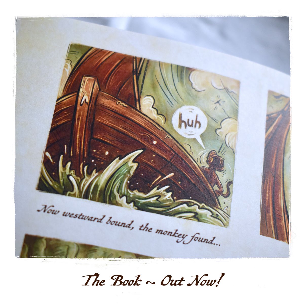 TheSeaBook's tweet photo. Come see the book (and take a copy home) at 142 gallery in Felixstowe. 10-4 today and tomorrow. In collaboration with artist Rachel Shohet. 
#seashanty #suffolkcoast #sailing #illustration #book #artwork #bandedesinee #dinghysailing #monkey https://t.co/rDpnsGWMvd