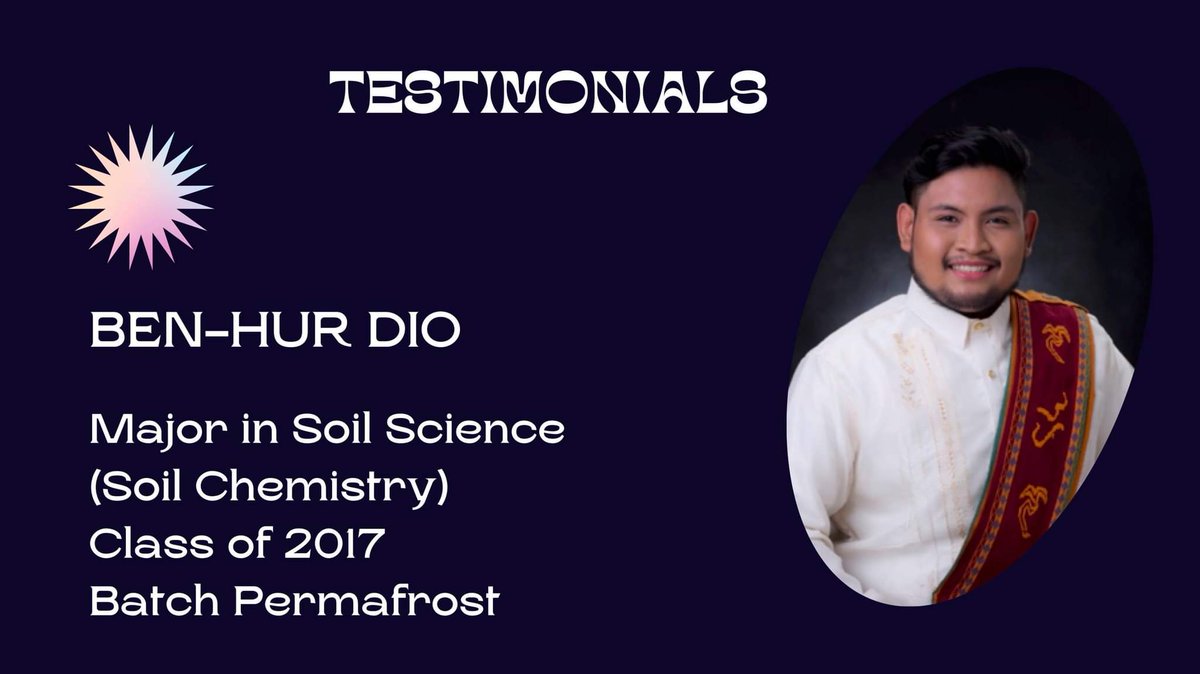 BiiiiiiigBen's tweet photo. Super grateful sa opportunity na makapag-share ng mga insights ko sa mga orientees kagabi!
Di ko pa rin alam bakit ako kasama dun sa mga nag-talk kasi di pa naman ako established alum, pero masaya kasi sasali lahat sila. π
@UPSoils
#SoilforProgress https://t.co/e6xIKqRK81