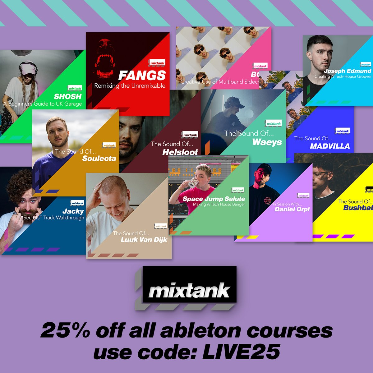 🎁 Save 25% on all our <a href="/Ableton/">Ableton</a> masterclasses right now with the code: LIVE25

👉 found.ee/q7kV

CC <a href="/luukvandijkdj/">Luuk van Dijk</a> <a href="/MADVILLA_UK/">MADVILLA</a> @spacejumpishere <a href="/soulectamusic/">Soulecta</a> <a href="/JosephEdmundDJ/">Joseph Edmund</a> <a href="/BushbabyBeats/">bushbaby</a> <a href="/Shosh_ukG/">SHOSH</a> <a href="/danielorpimusic/">Daniel Orpi</a> <a href="/IamFangs/">FANGS</a> <a href="/helslootmusic/">Helsloot</a>