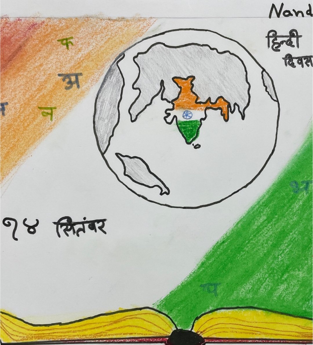 Viswa Hindi Diwas Postar Drawing - video Dailymotion