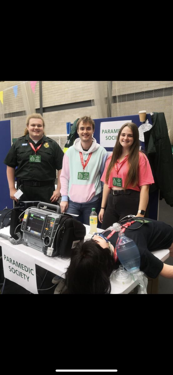 Come find us at the welcome fair today! Feel free to ask us anything about the course or society and what you can gain from signing up! 
#welcomefair #freshersfair #averyhill #paramedicscience