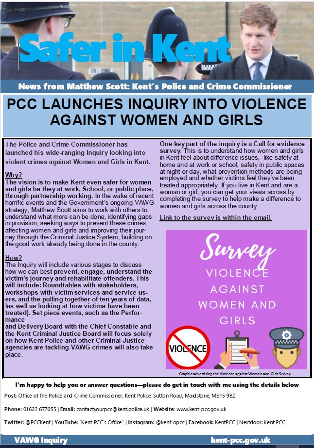 Meopham Parish Council (@meophampc) on Twitter photo Special Edition of the Kent PCC's Newsletter - Violence against Women and Girls Special Edition of the Kent PCC's Newsletter - Violence against Women and Girls
