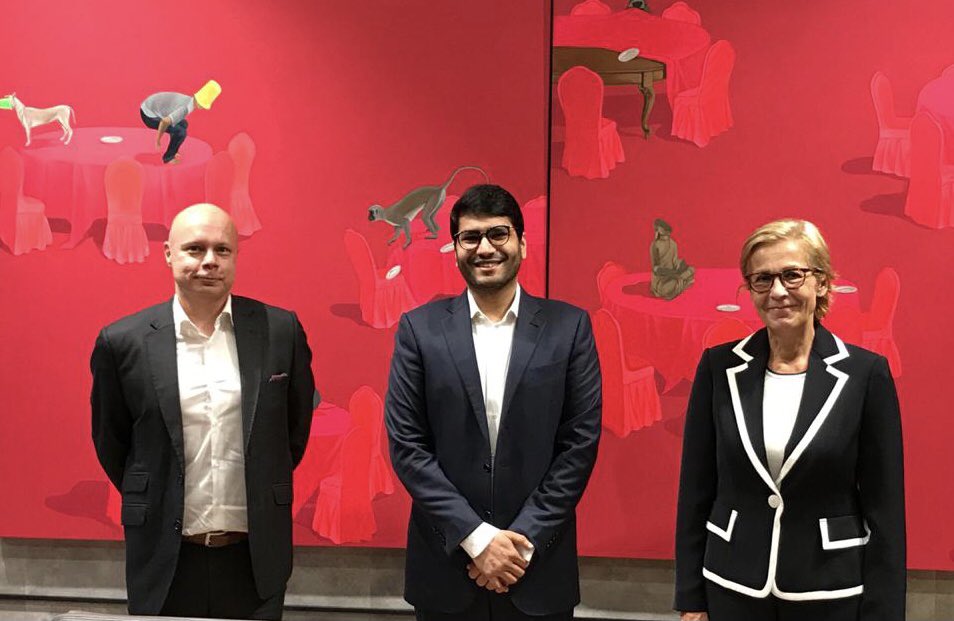 Finland is proud to have an excellent Honorary Consul in Kolkata Mr.  Shashwat Goenka ⁦<a href="/rpsggroup/">RP Sanjiv Goenka Group</a>⁩ ⁦<a href="/PiyushGoyal/">Piyush Goyal</a>⁩ #TeamFinlanIndia #FINCHAMIndia ⁦<a href="/jukkaholappa75/">Jukka Holappa</a>⁩ ⁦<a href="/PekkaLundmark/">Pekka Lundmark</a>⁩ ⁦<a href="/ICCKolkata/">ICCKolkata</a>⁩ ⁦<a href="/ficci_india/">FICCI</a>⁩ ⁦<a href="/FicciYoung/">FICCI Young Leaders Forum</a>⁩