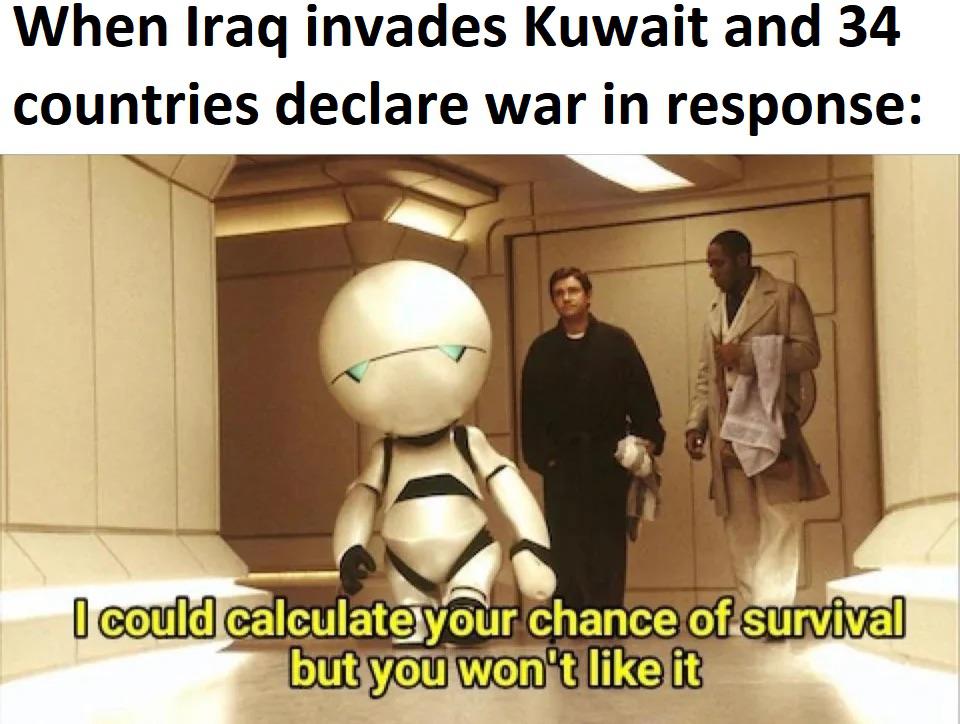 r_HistoryMemes's tweet image. Saddam never stood a chance😂 redd.it/pnvt5h