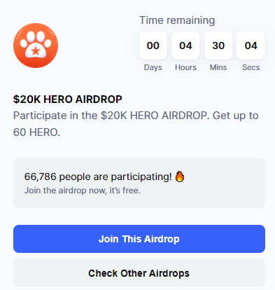 FarmHeroIO's tweet photo. Last hours to get our #airdrop from @CoinMarketCap

👉 https://t.co/kYh9CNmUu9

Go to the link, click on "Join This Airdrop" and fulfill the requirements.

Don't miss the chance!

#FarmHero #Airdrop #Airdrops #BSC #P2E #GameFi https://t.co/jYzTjIRrqx