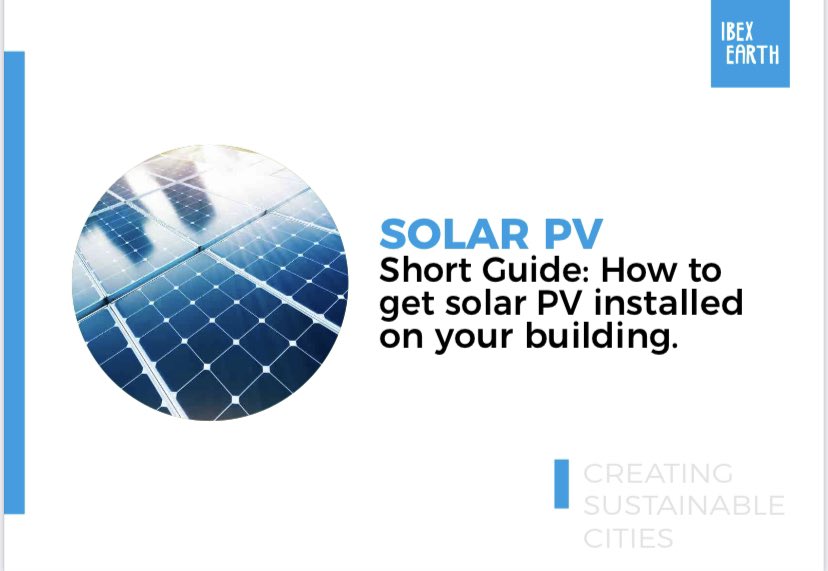 IbexEarth's tweet photo. First in a series of guides aimed at supporting the UK’s cities and towns achieve net zero has just been finished. Ever wanted to know how to get solar PV on your roof? All the information you need in one place.
 
https://t.co/7Xq33Sghx0 https://t.co/3lZC6J51f8
