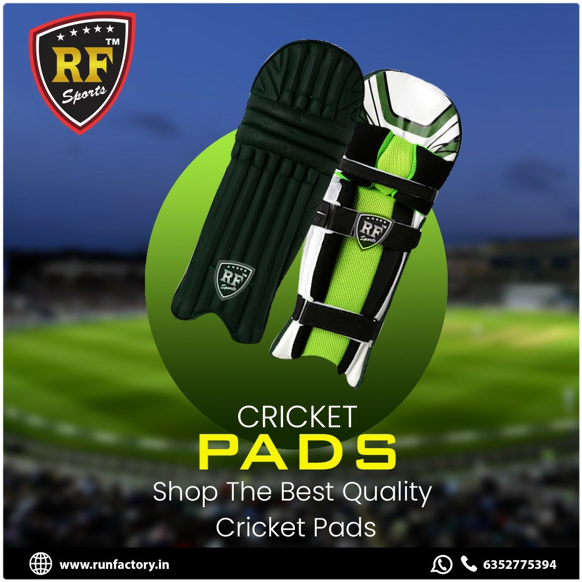 RFSPORTS5's tweet photo. RF Sports Batting Pads That are Very Comfortable and lightweight. Our Cricket batting pads are Manufactured form the High quality Materials to assure high durability.⚡

#cricketpads #RFSPORTS  #crickercolourpads  #cricketchampions #cricketbestpads  #cricket🏏 #cricketforever❤️ https://t.co/6zyZzYCoZN