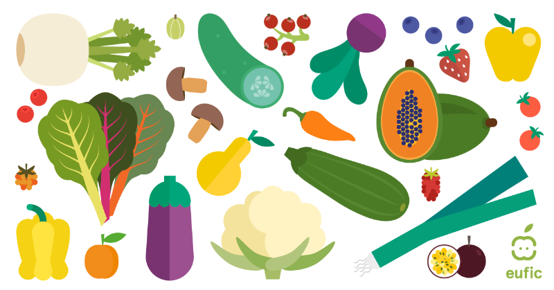 EUFIC's tweet photo. Opting for local and #seasonal fruits &amp; vegetables benefits both the environment &amp; the local economy. 🌎

If you'd like to follow a more #sustainablediet but don’t know where to start, check our seasonal fruit &amp; vegetables map and explore what’s in season in your country 👇