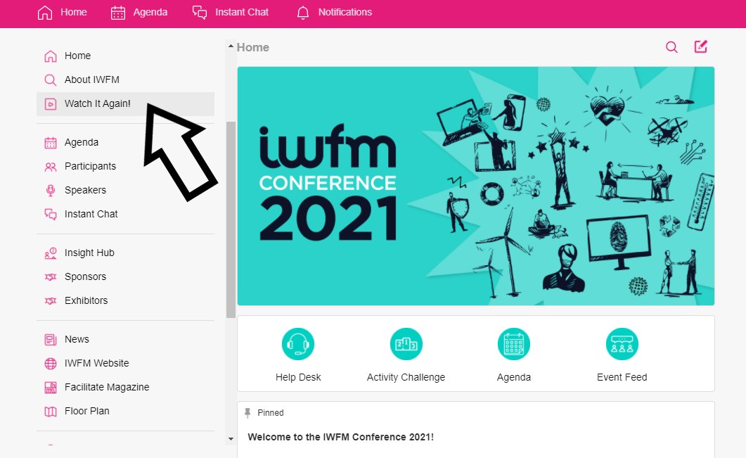 #IWFMConference attendees are now able to watch all our mega-trend speakers and streamed practical sessions on the conference platform. We hope you enjoyed the day, send us your feedback to conference@iwfm.org.uk! #watchitagain #catchup