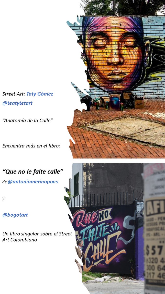 MerinoTonin's tweet photo. Hoy presentamos el Street Art de @tatytetart, artista que forma parte del Libro "Que No Le Falte Calle"

https://t.co/4Gv0HD6HOH

@bogotarteurbano

 #quenolefaltecalle #streetart #arteurbano #colombia #graffiti #TatyGomez https://t.co/qt4F0tQDmB