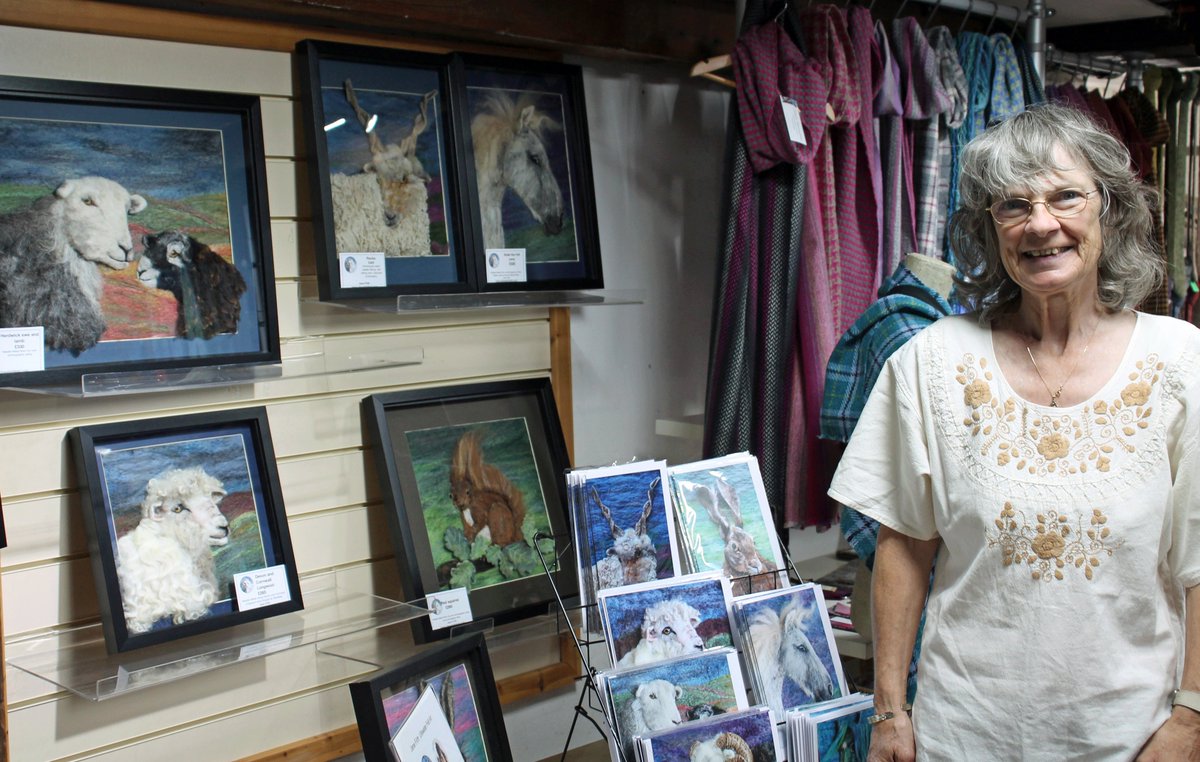 Good to welcome <a href="/UllswaterFelt/">Ullswater Felt Art</a> Art, Jane Firth as our Spotlight featured guest artist until the end of October.