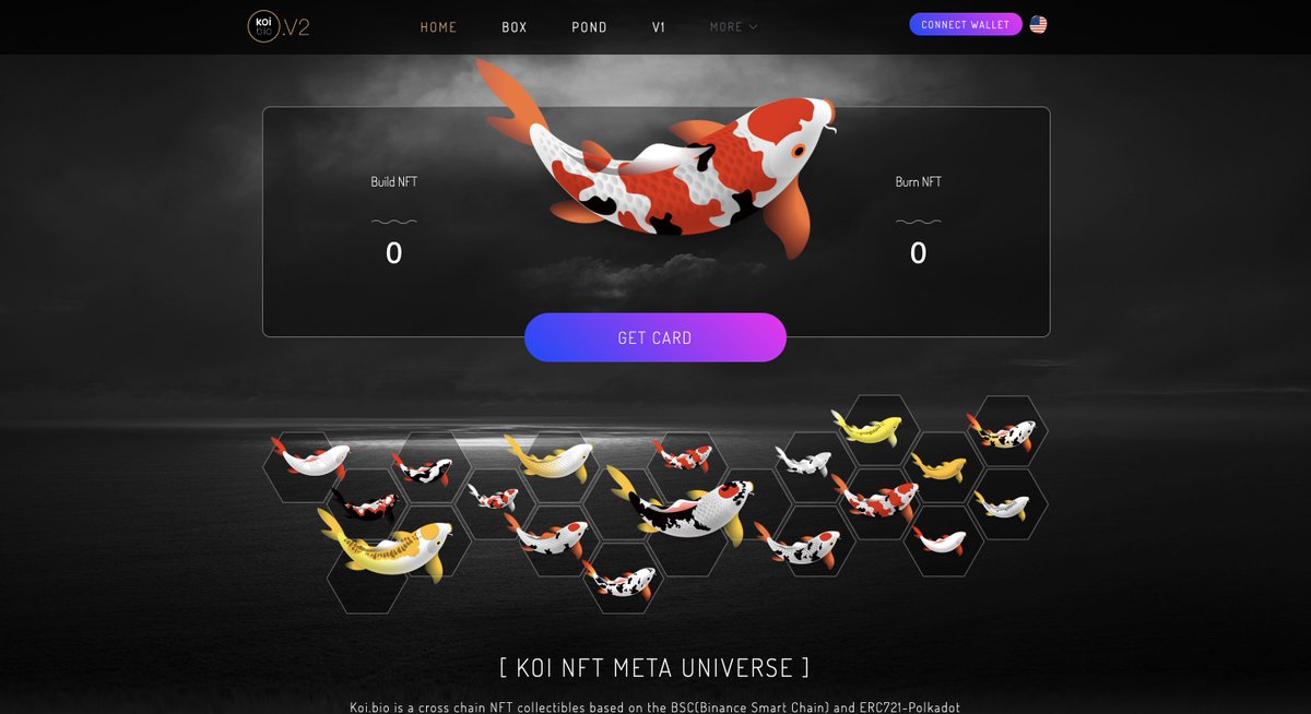 koibiojp's tweet photo. KOI NFT プロジェクトの #V2 正式リリースしました！
より高速なスピードでサービスを提供します！
V1の機能も最適化しました！
ぜひ、お試しください！
https://t.co/90b2VvN4Pd

#KOIFISH 

みんな、どんな 錦鯉NFT を持っていますかw

@koibio1 https://t.co/S6GbIYI4UW