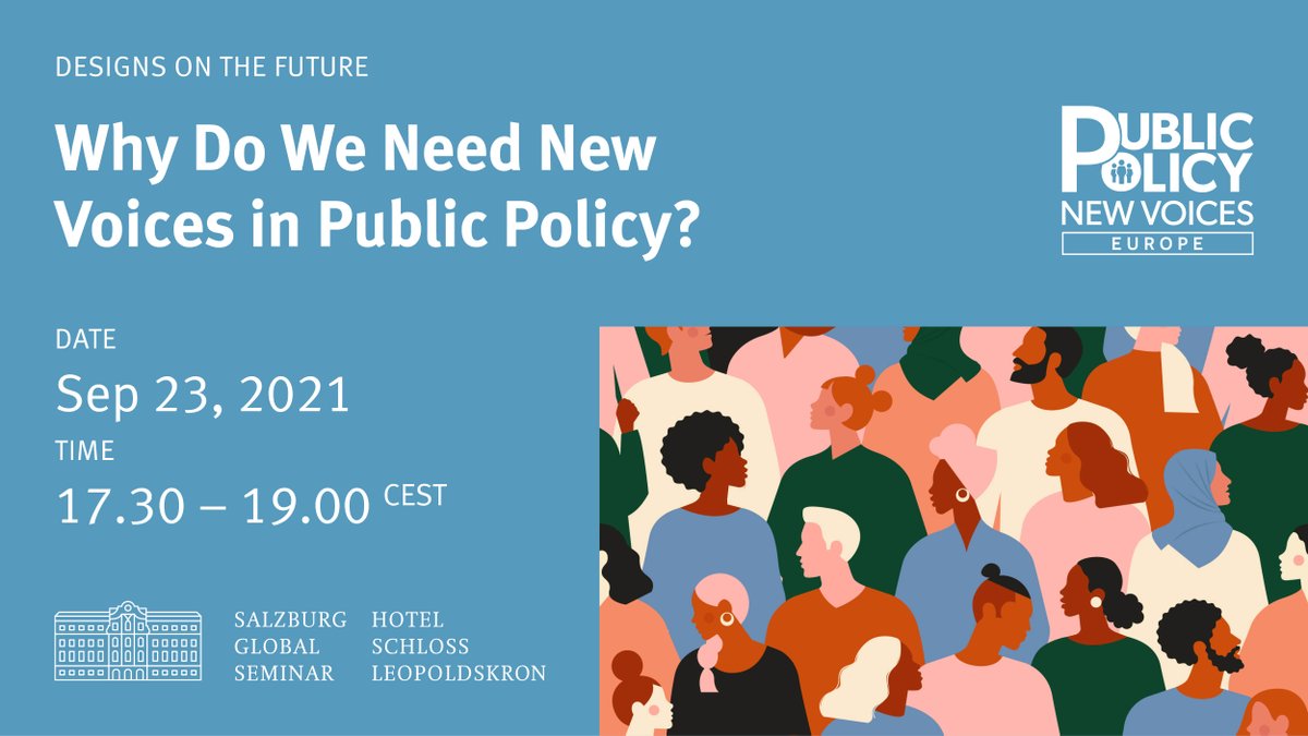 SalzburgGlobal's tweet photo. .@DrJacquiDyerMBE and @Afrofinnomenon will speak at @SalzburgGlobal's next #DesignsOnTheFuture webinar: Why Do We Need New Voices in Public Policy? Find out more, and register to save your spot: https://t.co/GaeGgXpmRf #PublicPolicy #NewVoices @WaltDisneyCo https://t.co/puSDQ8gRuJ