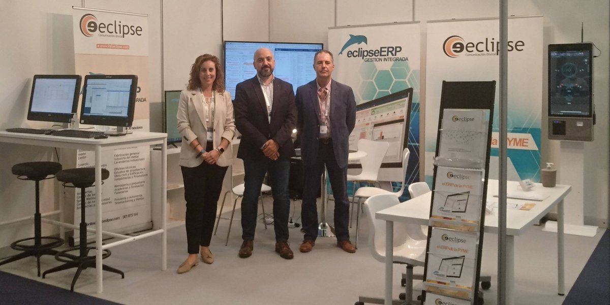 eclipseGestion's tweet photo. Comenzamos nuestra participación en #mindtech2021 presentando todas las novedades que incorpora #eclipseERP para el sector del metal. Te esperamos en el stand F41 https://t.co/PrgCRdqEkV