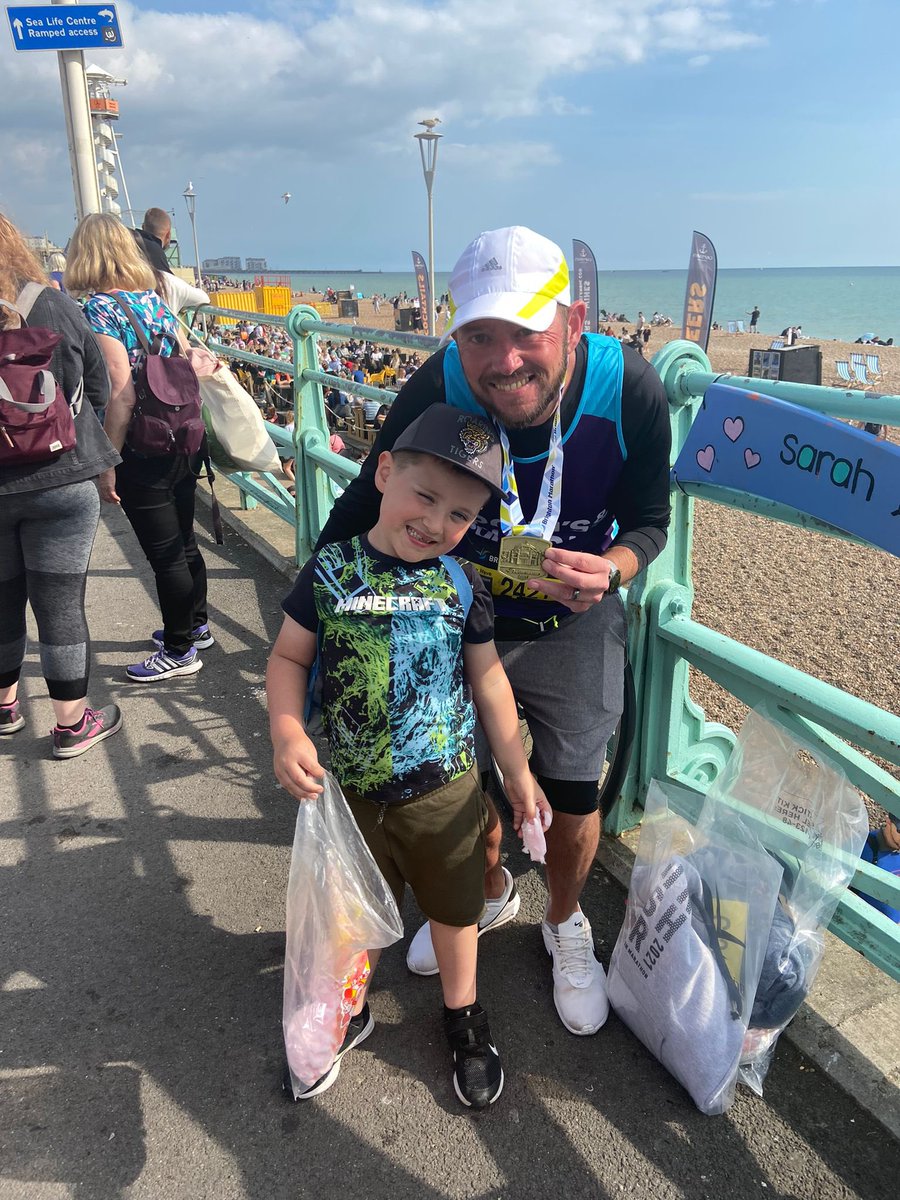 Delighted to have completed the Brighton Marathon on Sunday and to have raised £2000 for <a href="/CrohnsColitisUK/">Crohn's & Colitis UK</a>