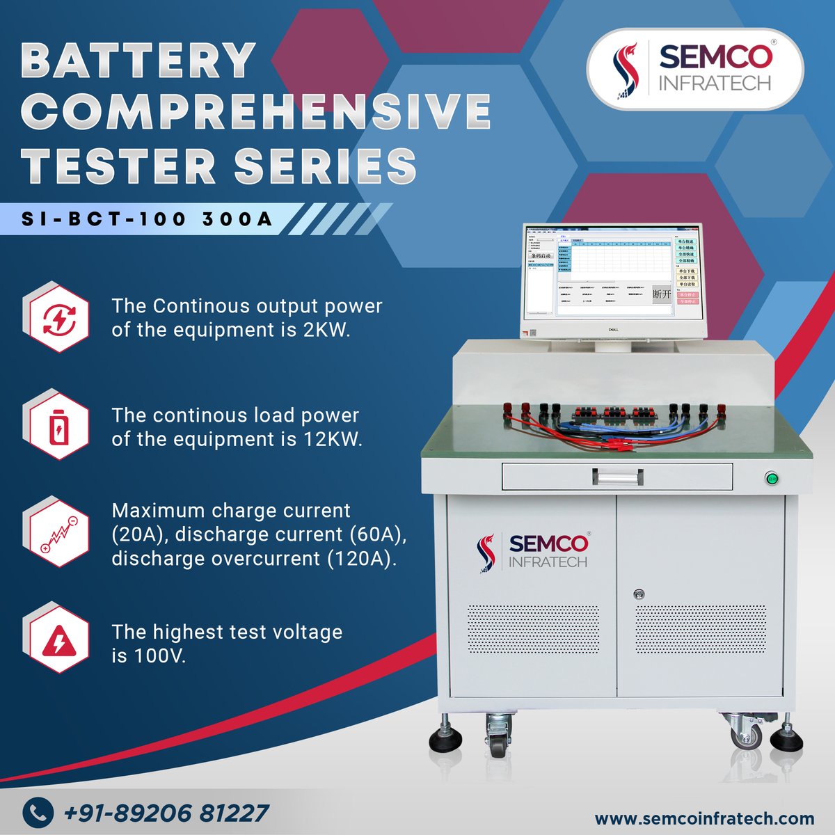 semcoinfratech's tweet photo. Generate your battery test report with the help of High precision battery comprehensive tester.
๐๐๐๐๐ฎ ๐๐ฉ๐ค๐๐ ๐ผ๐ซ๐๐๐ก๐๐๐ก๐
Contact Us!: +91 9810329590
#machine #manufacturing #ev #mechanic #semcogroup #semcoinfratech #comprehensivetester https://t.co/zAIz9ccY8g