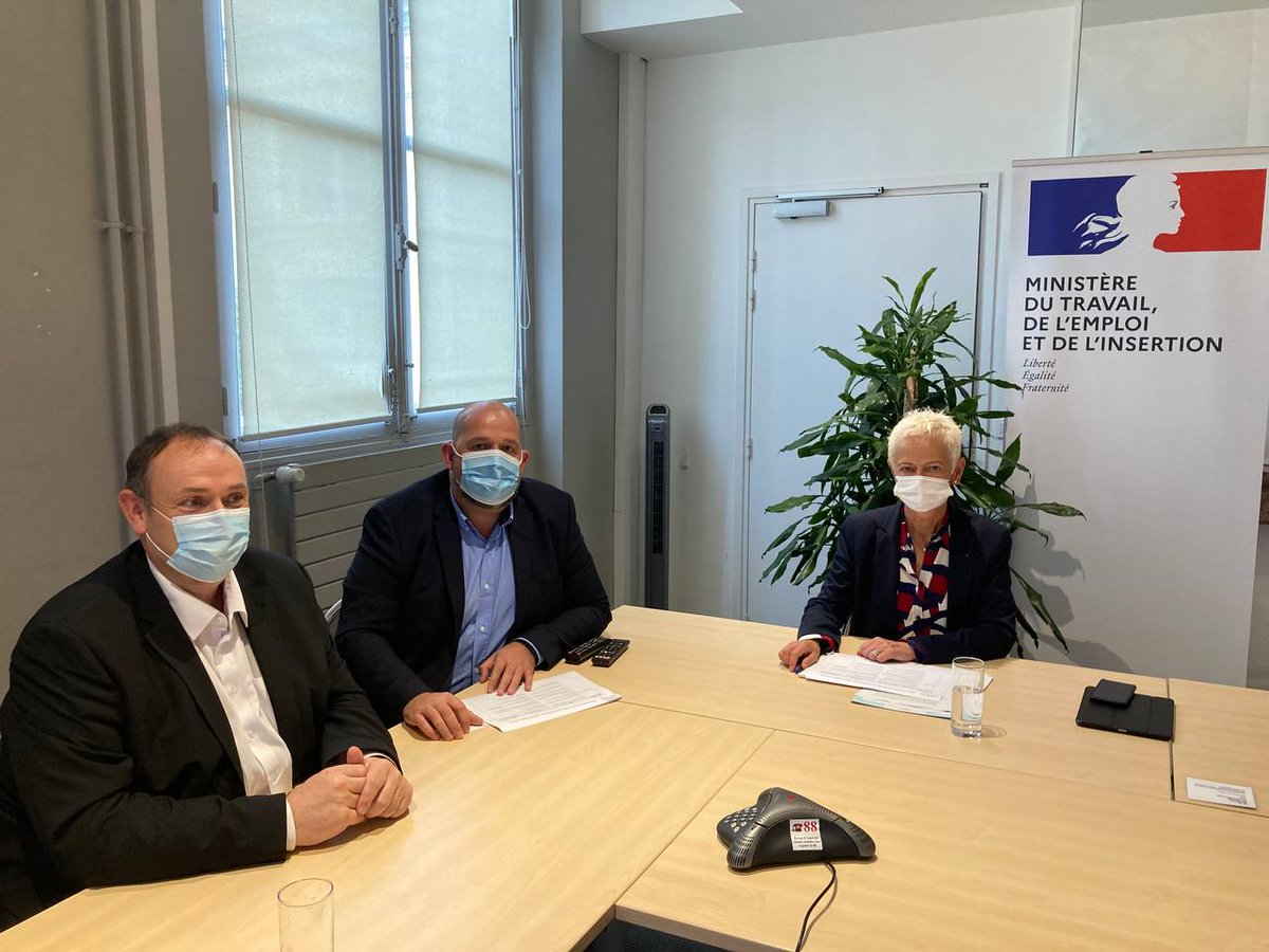 Première réunion de travail avec Sébastien Raynaud, nouveau président de @UNEA_France. 
Ensemble nous travaillons sur le développement et la transformation de ces entreprises adaptées pour l’emploi des personnes en situation de handicap.