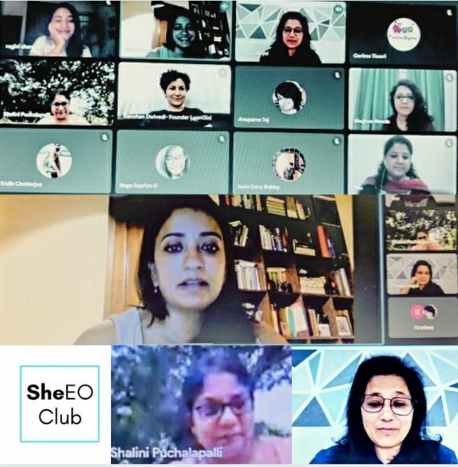 sheeoin's tweet photo. Last weekend, we had Rhea Singhal, winner of the prestigious Nari Shakti Puraskar by the President of India, Founder&amp;CEO @ecowareindia.Here are some of the learnings she shared from building a fast scaling startup, scaling during Covid, &amp; building an inclusive team....1/n https://t.co/igXMn7Ytw7