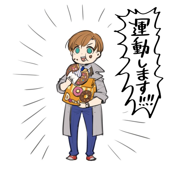 甘いものへの意志が強いルーク・ウィリアムズ 