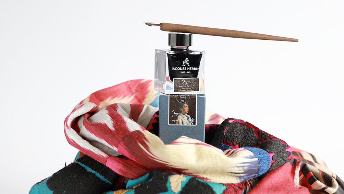 Introducing "Shogun", a luxurious ink developed in collaboration with #KenzoTakada and #K3. ✒

The second in the “Créations d’Artistes” range by Jacques Herbin which celebrates personalities, recognised for their talents. A new exclusive shade, arriving later this year.