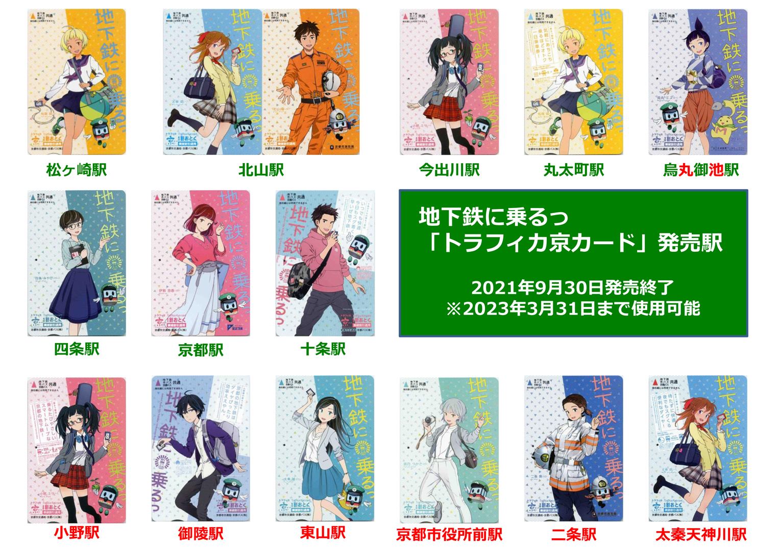 Manabu Inoue 京都新聞 財政危機の京都市 250万円かけ新キャラ作成 の記事 いろいろ意見があると思いますが 記事の 京乃つかさ さん含め 12人15種類が 地下鉄 市バス 京都バスで使える 磁気カードで販売中なので ぜひお求めください 9月末で販売