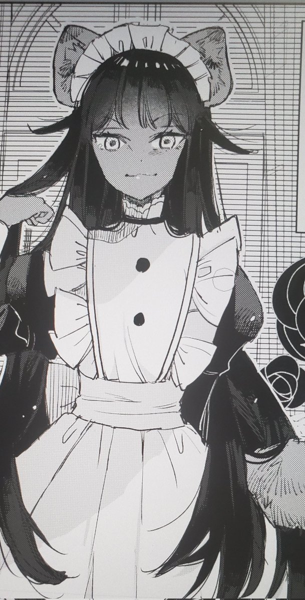 褐色ハイエナメイドさん 