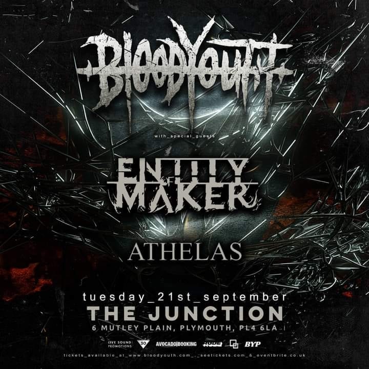 Not long until our first show back supporting <a href="/bloodyouthUK/">Blood Youth</a> alongside Entity Of Maker. Tickets in bio!