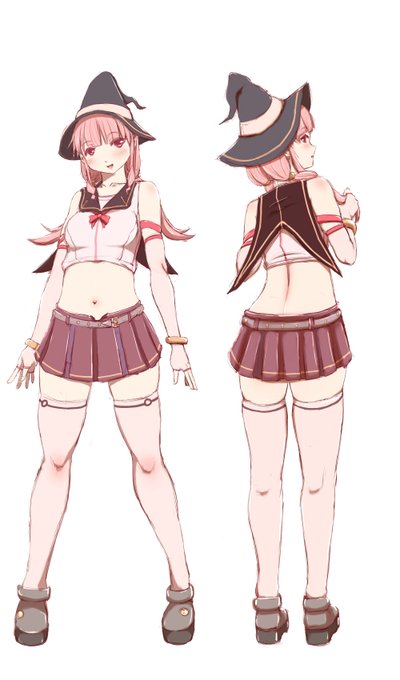 次回作のキャラクターラフ。
魔法使いシルフィ。
ソフィさんの妹。
性格も胸も対象的な感じ。 