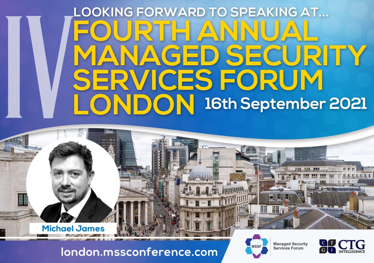 AltusCons's tweet image. Don't forget to register to the 4th Annual Managed Security Services Forum this Thursday, as our Digital Consulting Director @AltusMichael joins the discussion in 'Understanding the Evolution of the Secure MSP of the Future.'

View agenda &amp;amp; register here: loom.ly/Svsp84g