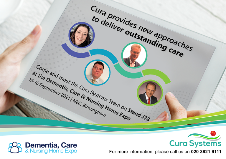 CuraSys's tweet image. 1 day to go and we are excited to meet you at the Dementia, Care &amp;amp; Nursing Home Expo! Please drop by stand #J78 to find out about our fully integrated #carehomesystem. See you there!  cura.systems  #CuraMeansCare #CareHome21 #DigitalCare @CareHomeShow