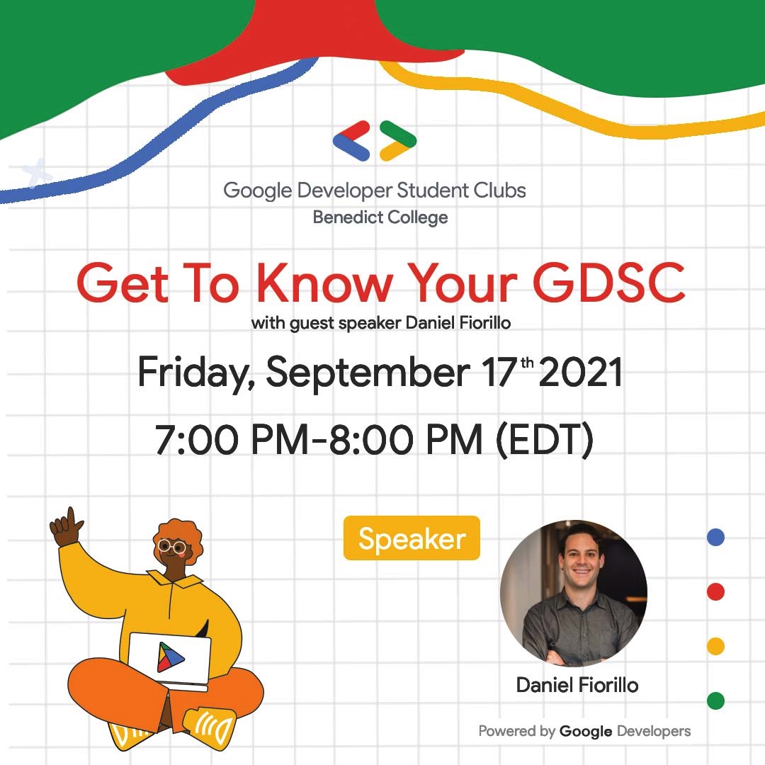 Hello World,

Want to learn a little more about Google Developer Student Club? You're invited!