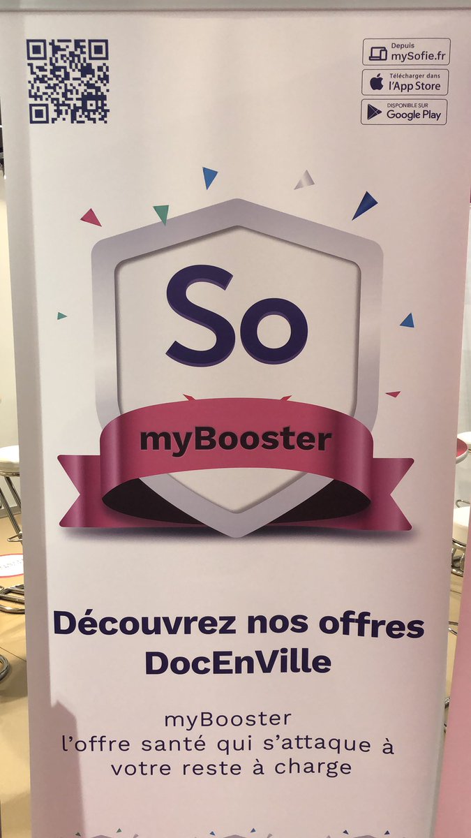 Venez découvrir myBooster le petit dernier de <a href="/mySofieSante/">mySofie</a>