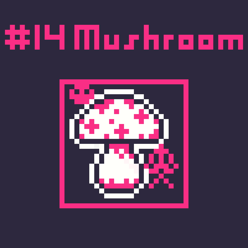 DalasKingora's tweet photo. Day 14! Don't eat the shrooms! 
Made with #pixelstudio!

@Saultoons/@septembit #SeptemBIT #pixelart #pixelartist #3colours #mushroom https://t.co/G9eDEA4nUx