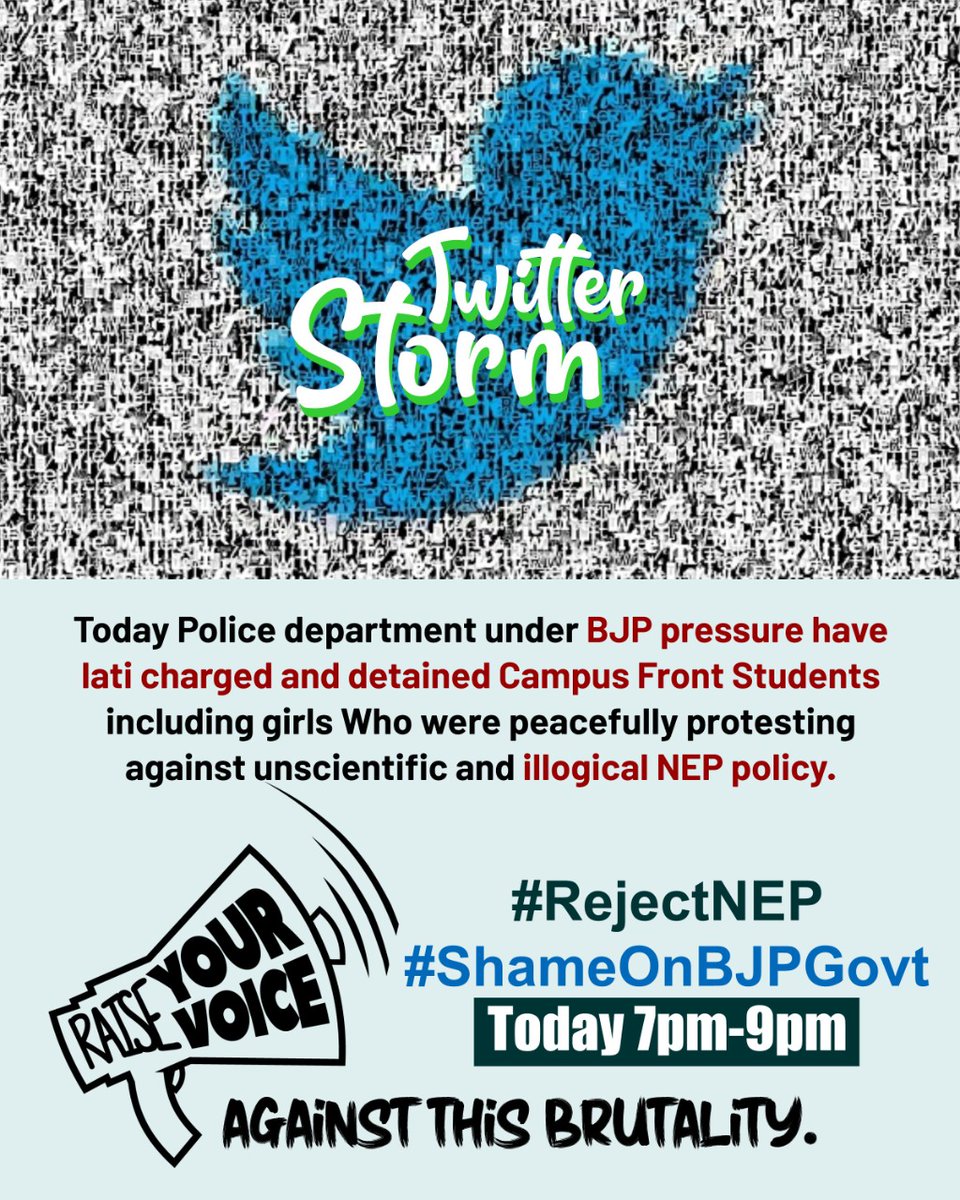BaigSdpi's tweet photo. #RejectNEP 
#ShameOnBJPgovt
#CampusfrontofindiaZindabad https://t.co/pDzqnImopP