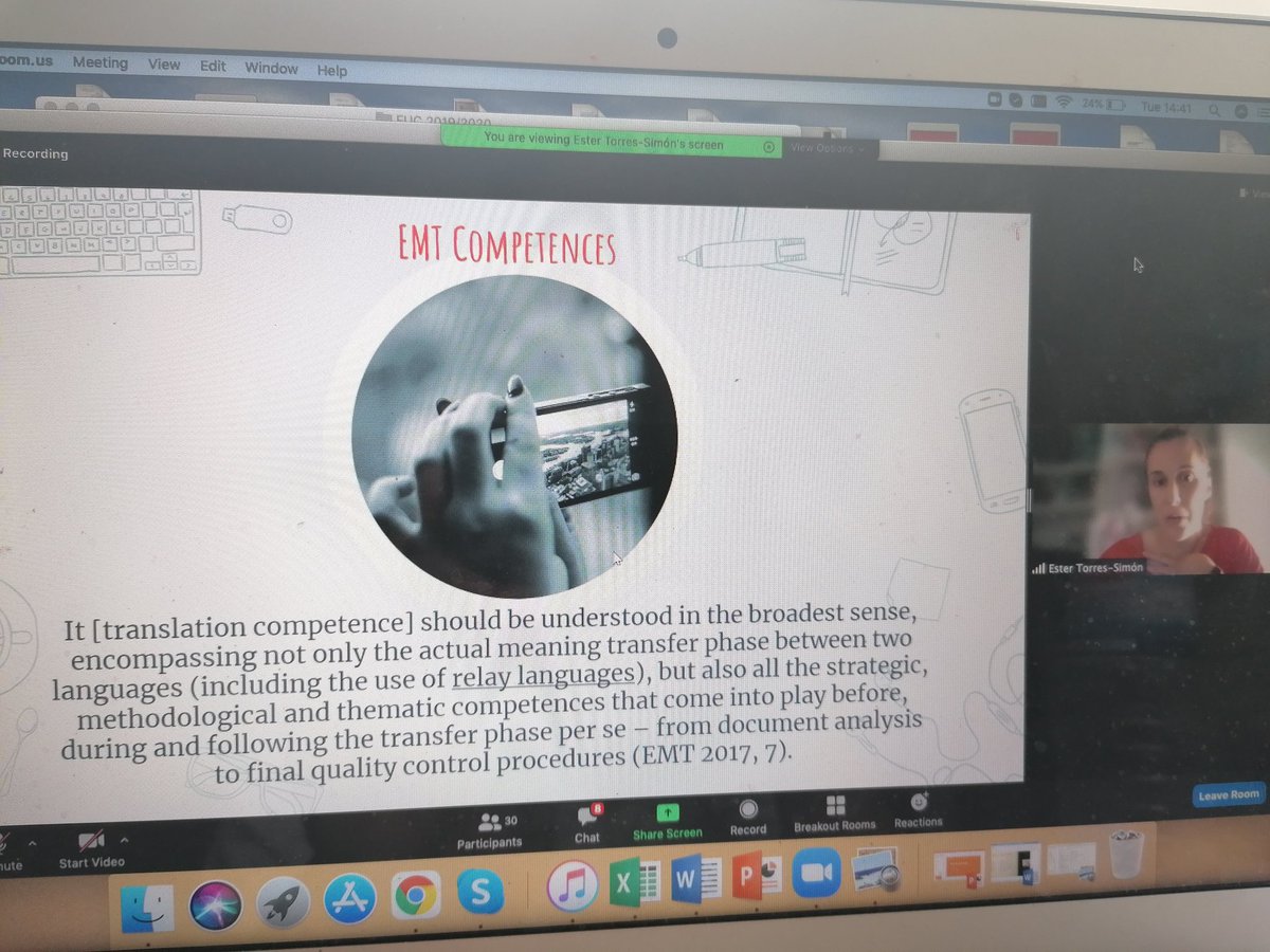 ritabmaia's tweet photo. @ETorresSimon looking for indirect translation in the 2017 emt competence framework #IATIS2021 @indirec_trans https://t.co/9vwHRjtZne