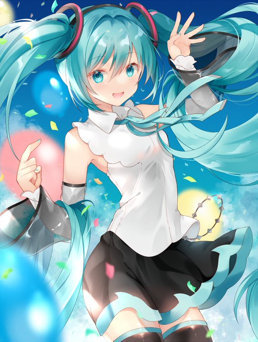 初音ミク生誕祭21のtwitterイラスト作品