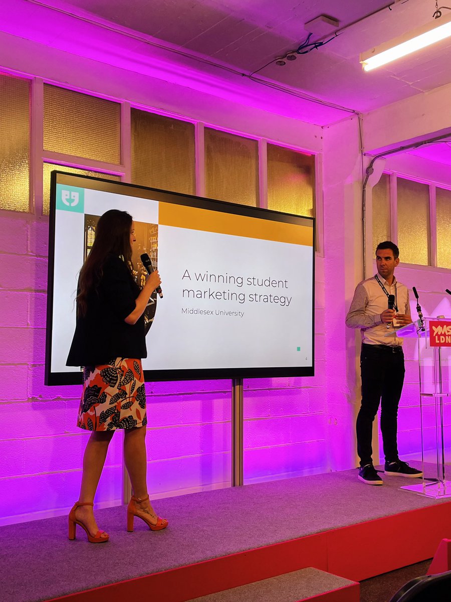 Great presentation today with our Director of Student Marketing &amp; Recruitment <a href="/university_paul/">Paul Woods</a> and <a href="/Unibuddy_/">Unibuddy</a> discussing the important of peer to peer student engagement in post COVID world 💬✅ #yms <a href="/voxburner/">Voxburner</a> #yms2021 <a href="/MiddlesexUni/">Middlesex University</a>