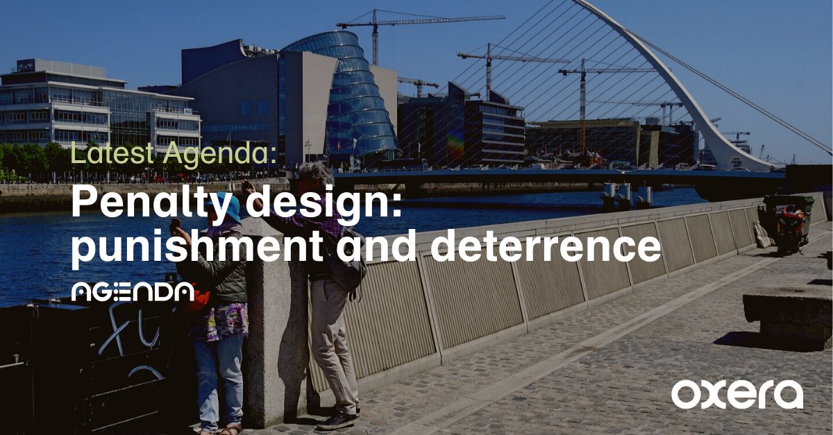 OxeraConsulting's tweet image. We recently advised @comreg on how financial penalties might be calculated for breaches of regulatory obligations in the Irish electronic communications sector. Read our latest Agenda article to find out how we reached our conclusions: bit.ly/2VsQ3SB 

#ComReg #antitrust