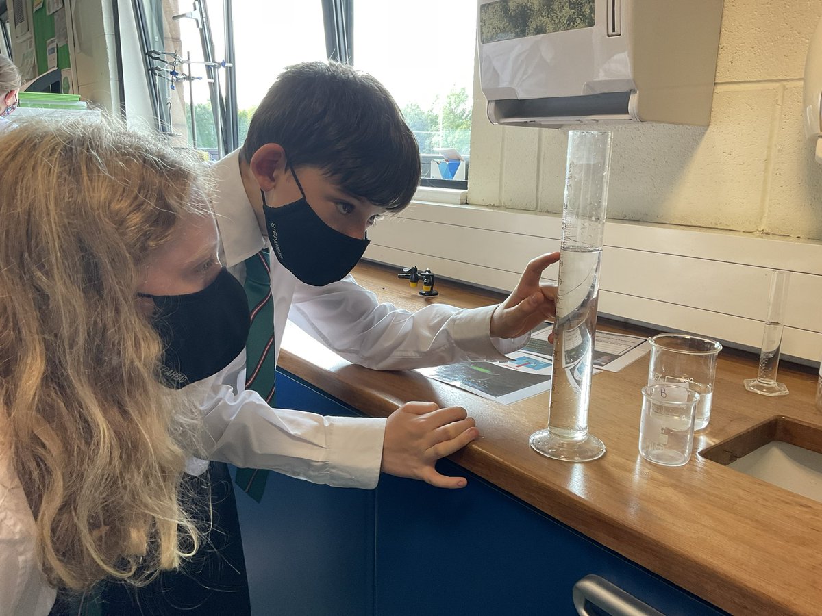 WcbScience's tweet image. Year 8 students take part in our measuring circus.