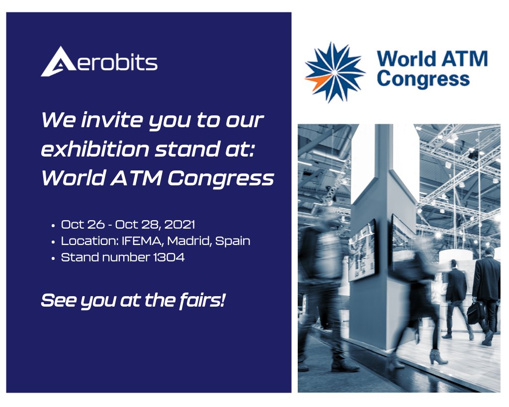 We are glad that finally, we will have the opportunity to meet with our clients at World ATM Congress, which will be held from Tue, Oct 26, 2021, till Thu, Oct 28, 2021.You will find us at stand number 1304.
