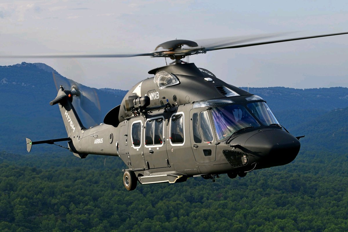 There's a new military Airbus helicopter in town, and it certainly looks the part... #H175M