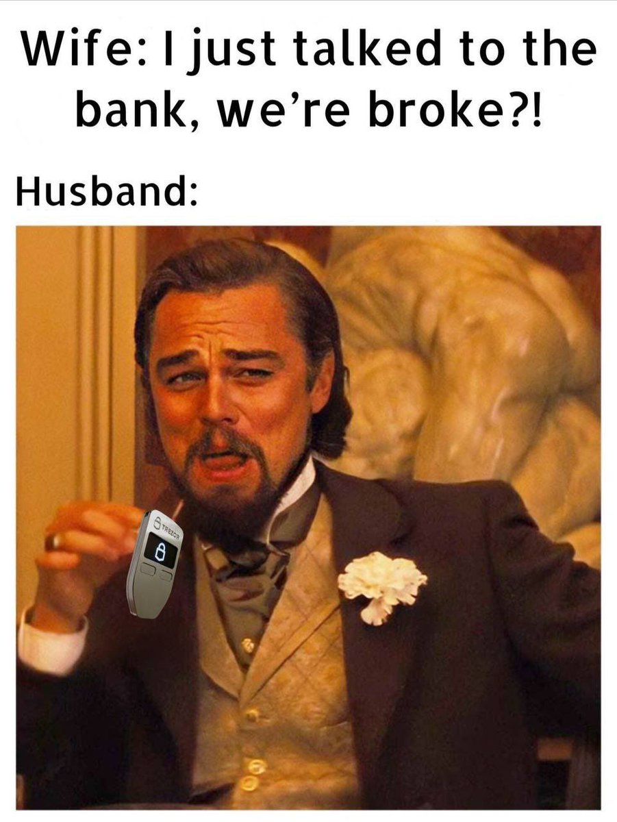 CriptoaDiario's tweet photo. Pareja: recién hablé con el banco y me dijo que estamos quebrados. https://t.co/hkmVzfDc5p