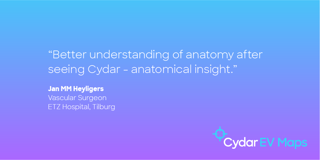 CydarMedical's tweet photo. Cydar EV Maps provides an essential insight into our anatomy. Truly amazing.
#RevolutionisingSurgery #AorticTherapy #CydarEVMaps
#SurgicalAugmentedIntelligence #Accuracy #Vascularsurgery #Endovascular https://t.co/GqzHKFBmy5