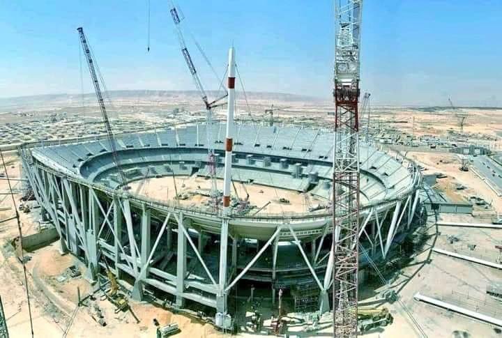 Egypt 🇪🇬 are building what will be the biggest stadium in Africa. 

The Egypt stadium will hold a capacity of 90,000 seats.

It is going to be an ultramodern stadium with world class technology all over. 

#Egypt